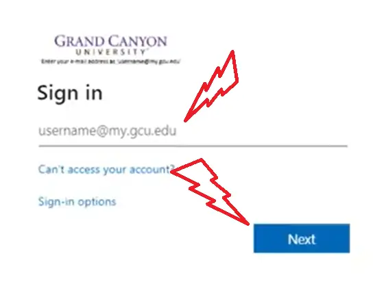 GCU email address