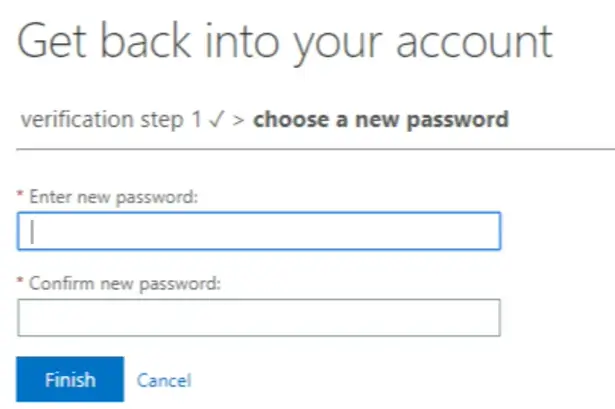 Set Your New Password 