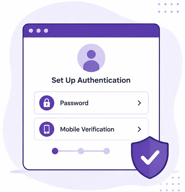 Set up Account Authentication
