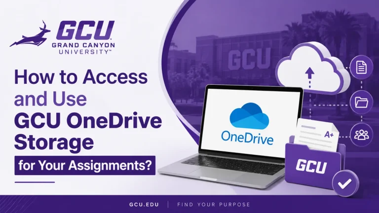 How to Access and Use GCU OneDrive Storage for Your Assignments?